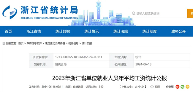 最新！2023年浙江省平均工資出爐！你是什么段位？社保基數也要跟著調整了？